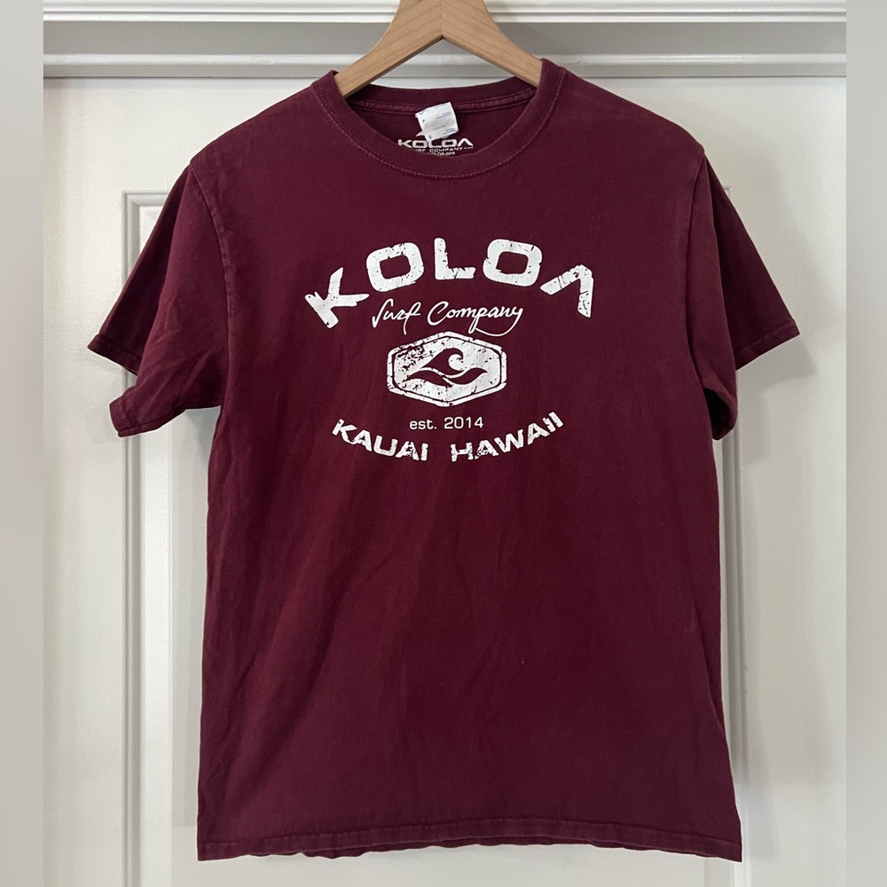 Koloa Surf Company Maroon Tee